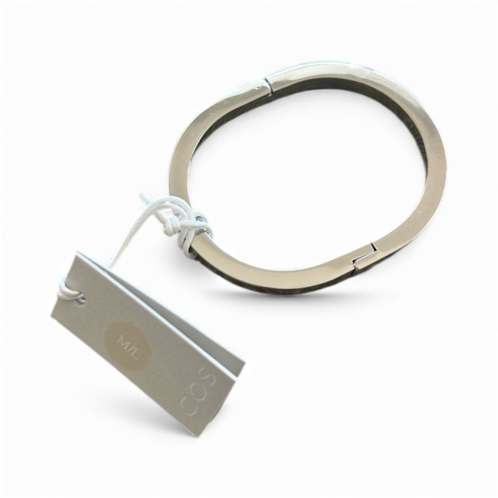 NWT NEW COS silver bracelet size Medium Large